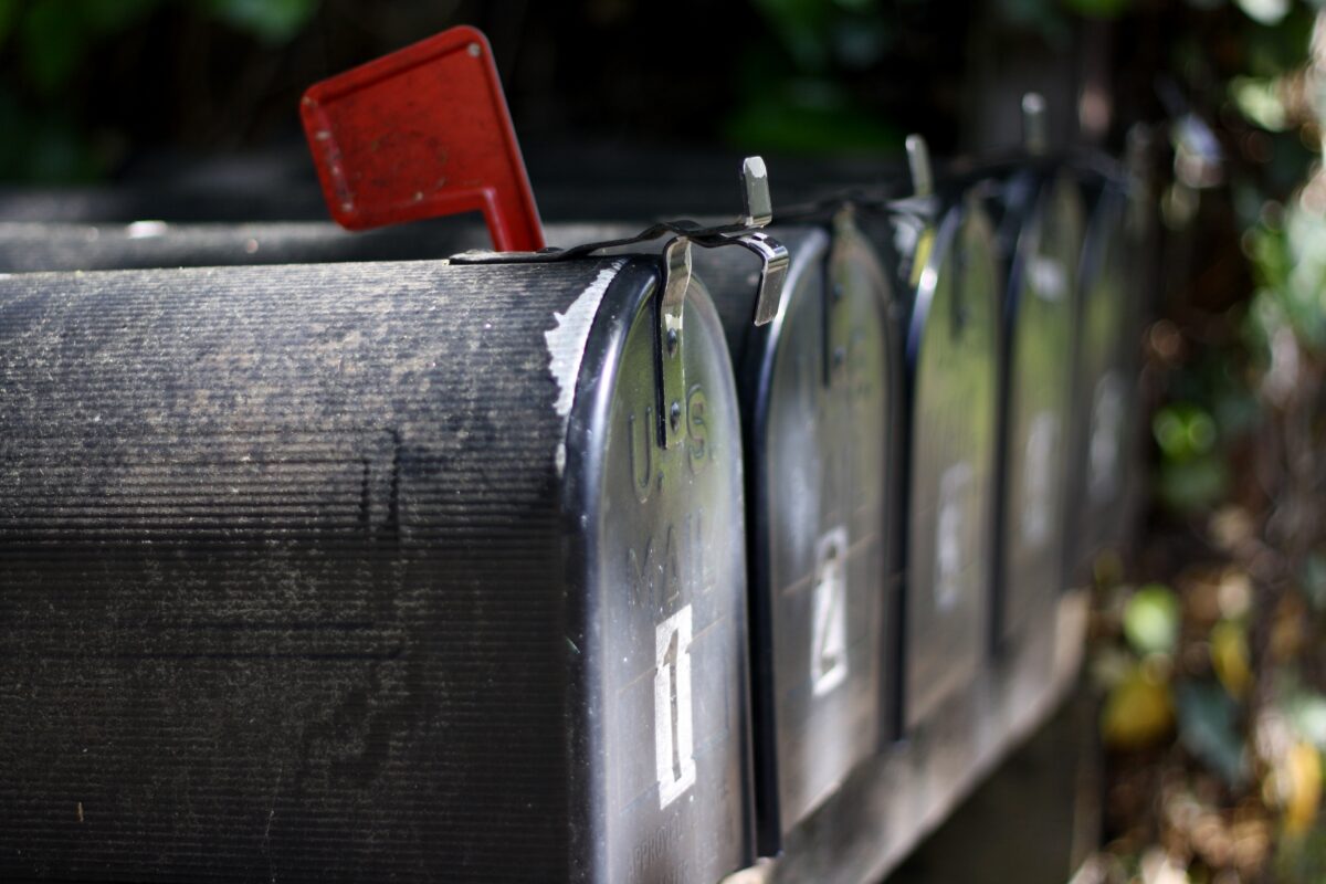 Briefkasten Nachricht